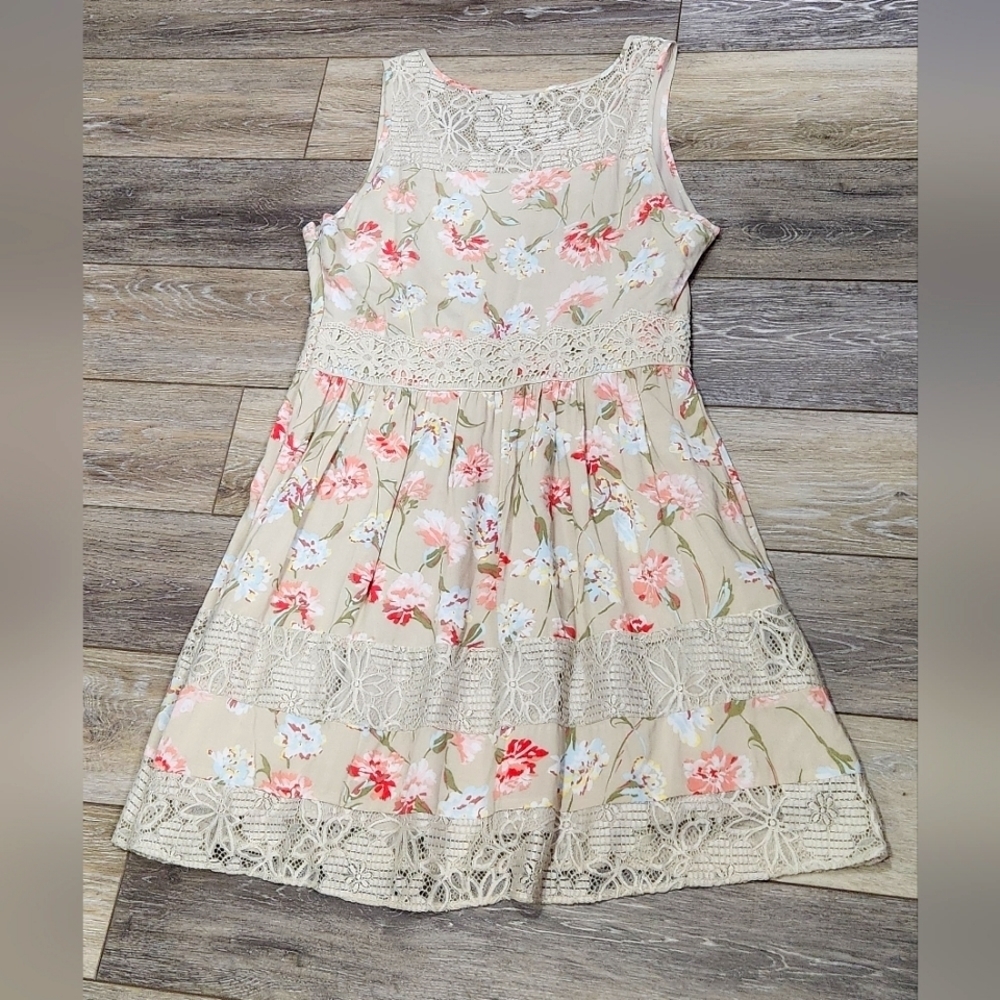 Lauren Conrad floral fit and flare sundress